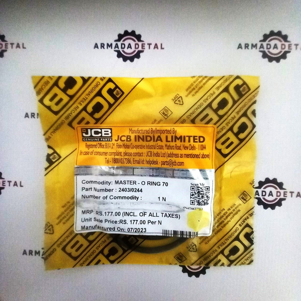 Уплотнительное кольцо КПП JCB 3CX 4CX Оригинал 2403/0244