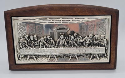 Икона 20*12 Тайная Вечеря подставка, сер(КовБ) 10665999