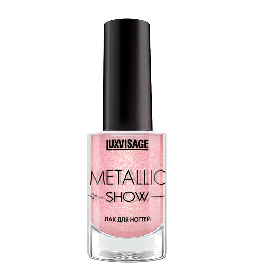 LuxVisage ЛАК для ногтей Metallic Show тон 309 розовый жемчуг 9 мл