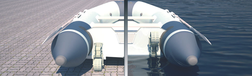 Колеса транспортировочные кормовые, универсальные, "Supercompact" (10247787)