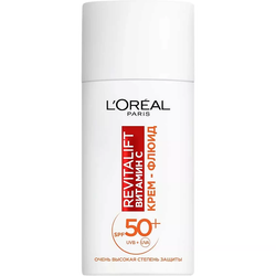 L'ORÉAL PARIS Крем-флюид Витамин С дневной для лица с SPF 50 Revitalift, 50 мл
