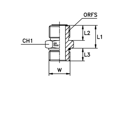 Соединение ORFS 13/16 - UNF 3/4