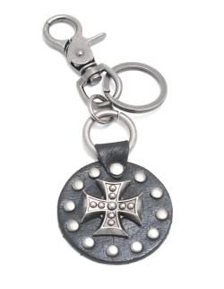 Брелок №262 Крест (black) KING №262