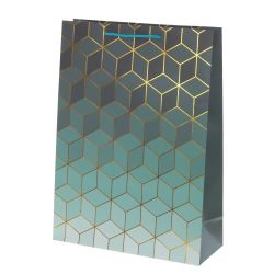 GAEM Пакет подарочный (бумага 210г/м2, блок микс 12шт), L30 W12 H41,5 см, 4в.