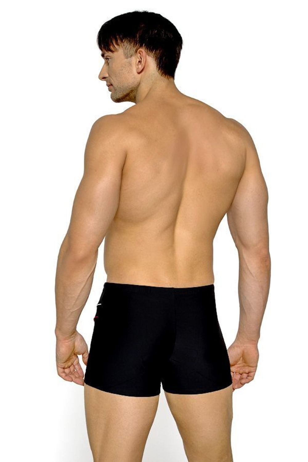 Мужские плавки-шорты (Размер: L) (Цвет: черный)