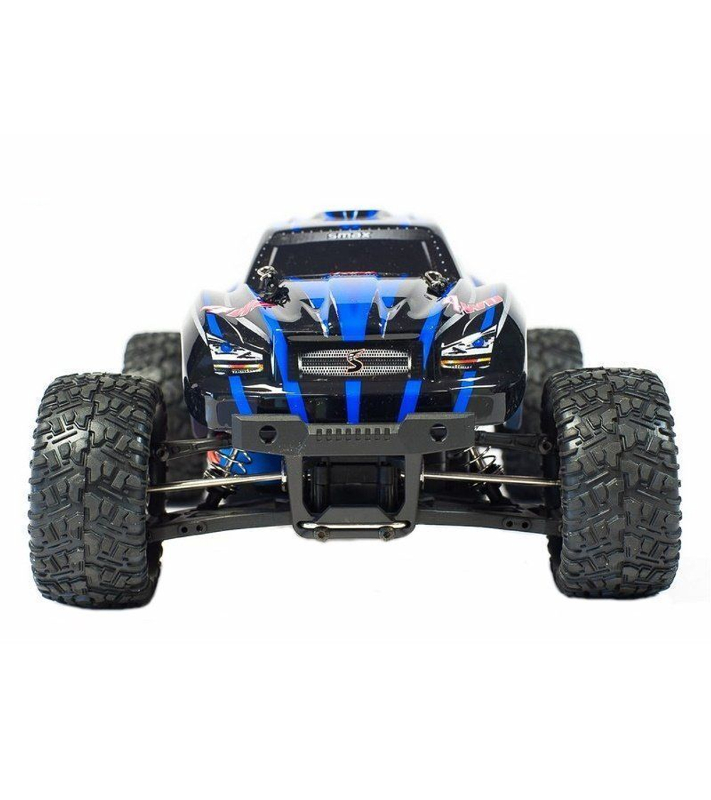 Радиоуправляемый монстр Remo Hobby SMAX Brushless (синий) 4WD 2.4G 1/16 RTR