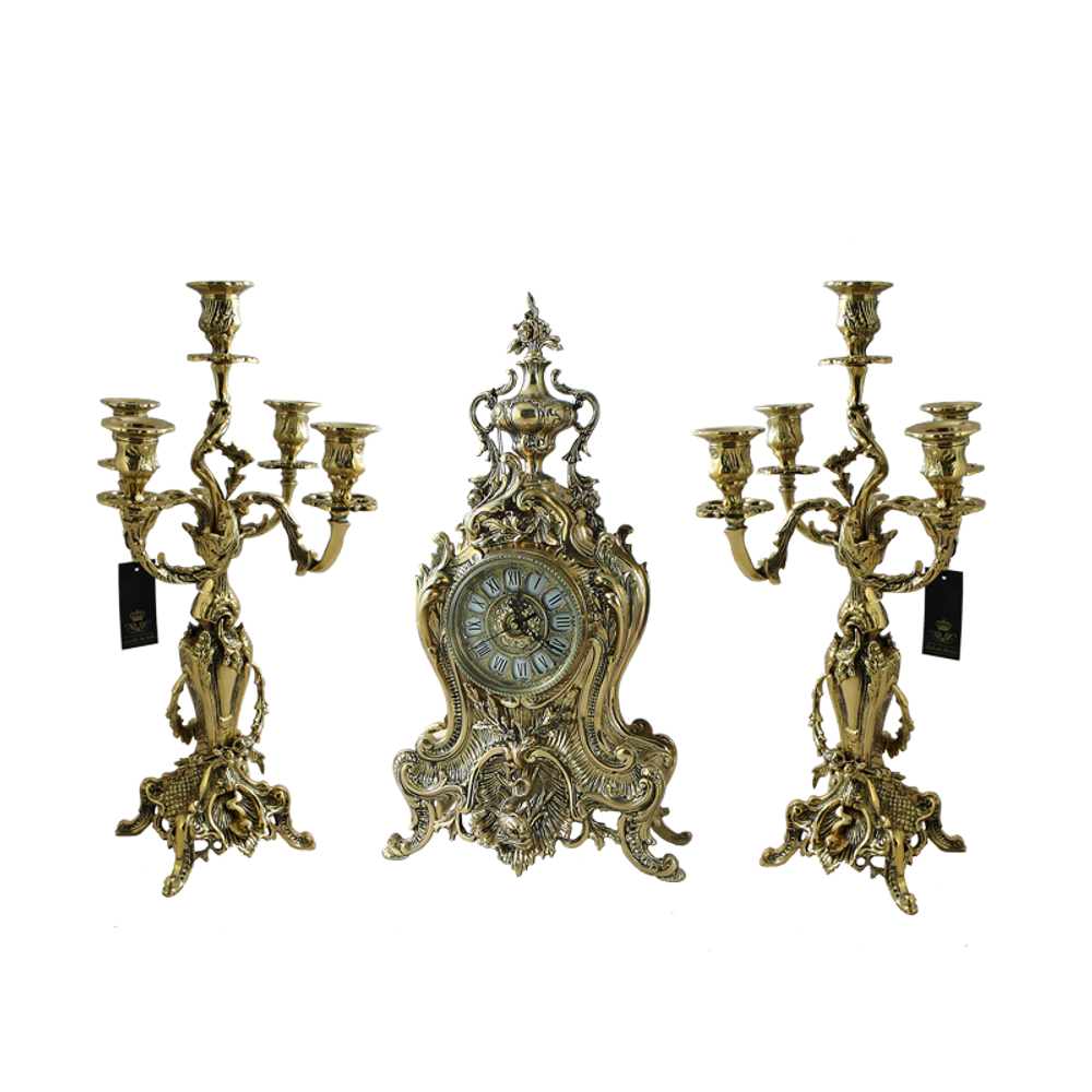 Bello De Bronze Канделябр Голфино 5-ти рожковый, золото