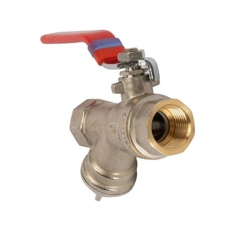 Кран шаровый ВР 1/2" с фильтром ручка HLV