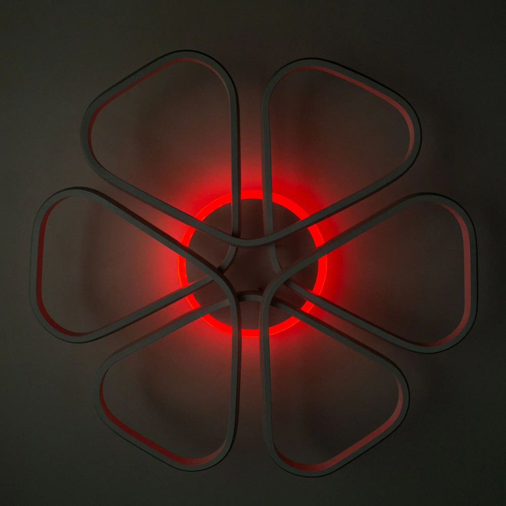 Citilux Сезар Смарт CL233A270E RGB Умная люстра Белая