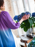 Платье ГРАДИЕНТ короткое (гортензия)