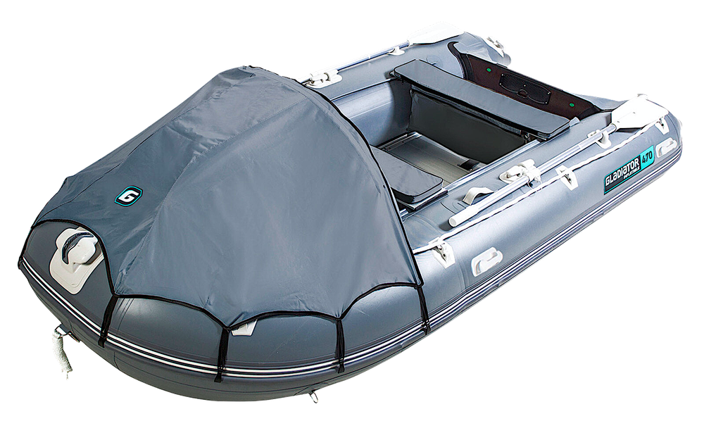 Лодка ПВХ Gladiator Professional D470AL с алюминиевым полом -