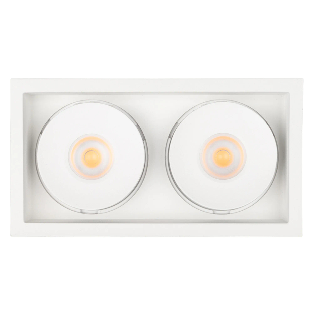 Светильник CL-SIMPLE-S148x80-2x9W Day4000 (WH, 45 deg) (Arlight, IP20 Металл, 3 года) 028150