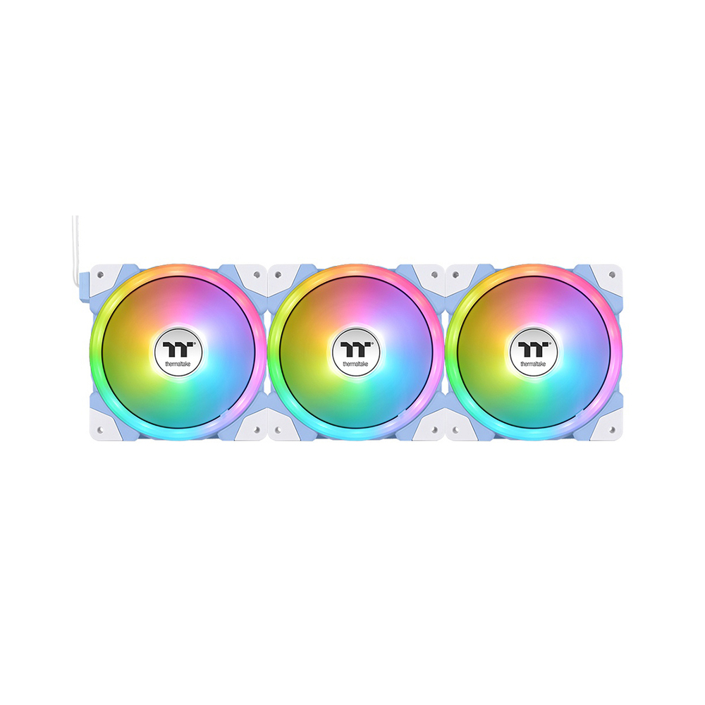 Кулер для компьютерного корпуса Thermaltake SWAFAN EX12 ARGB Sync 3 Pack Hydrangea Blue