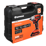 Винтоверт ударный ЕРМАК X-PRO 20В 0-2500 об/мин 2,0 А*ч Li-ON 200 нм кейс ХХ