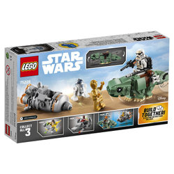 LEGO Star Wars: Микрофайтеры: Спасательная капсула и дьюбэк 75228 — Escape Pod vs. Dewback Microfighters — Лего Звездные войны Стар Ворз