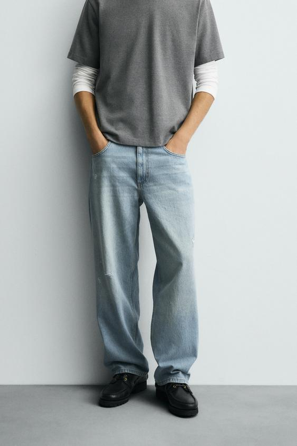 ZARA ДЖИНСЫ BAGGY © OTIS KWAME KYE QUAICOE, ГОЛУБОЙ