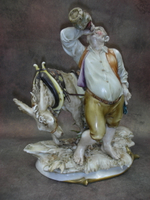 Статуэтка. Фарфор. Погонщик. Capodimonte. Италия