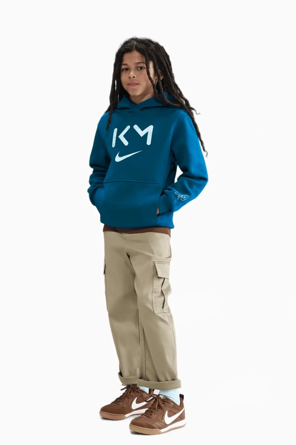 Кофта Nike Kylian Mbappé Club Fleece Junior - зеленый