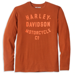 Футболка оранжевая motorcycle Harley-Davidson