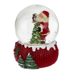 GAEM Фигурка декор в стекл шаре "Мишка/Снеговик/Дед Мороз/Олень", D 6.5 см, L6,5 W6,5 H9 см, 4в.
