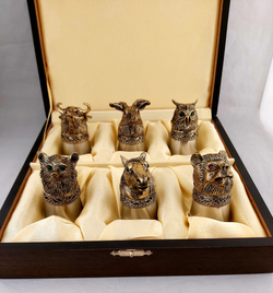 Стопки-перевертыши "Звери" №10, в наборе 6 шт.