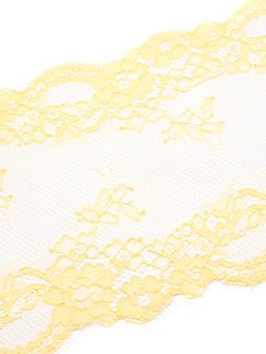 03-229 Кружево эластичные реснички 17 см, желтый
