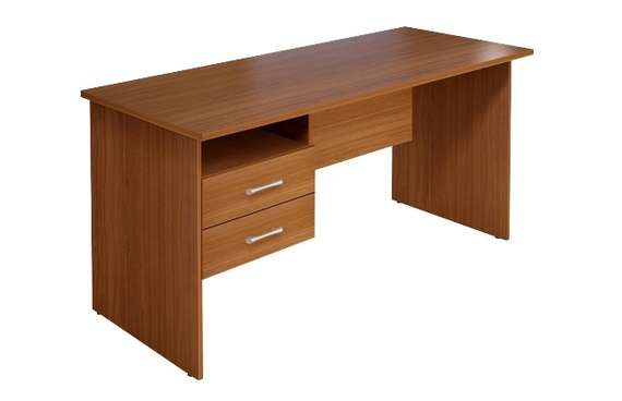 КМ80 Монолит (СМ2+ТМ11) Стол рабочий с тумбой 1404х704х756