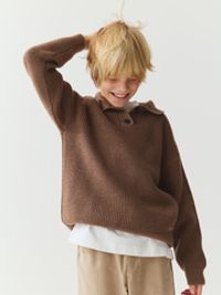 Джемпер вязанный "Беж" 7+