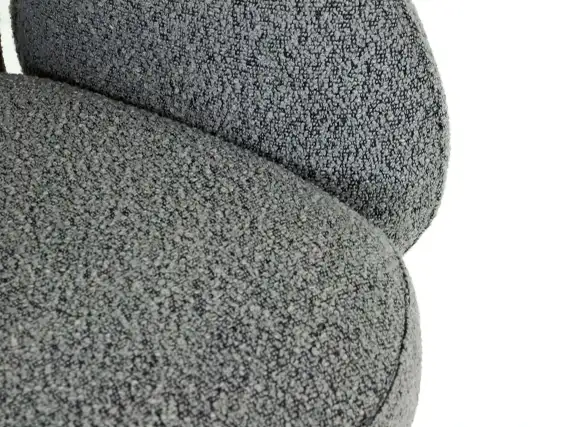 Крутящийся стул Mickey, серое букле