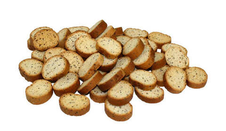 Снеки "Кростини" Ванильные с маком Домочай