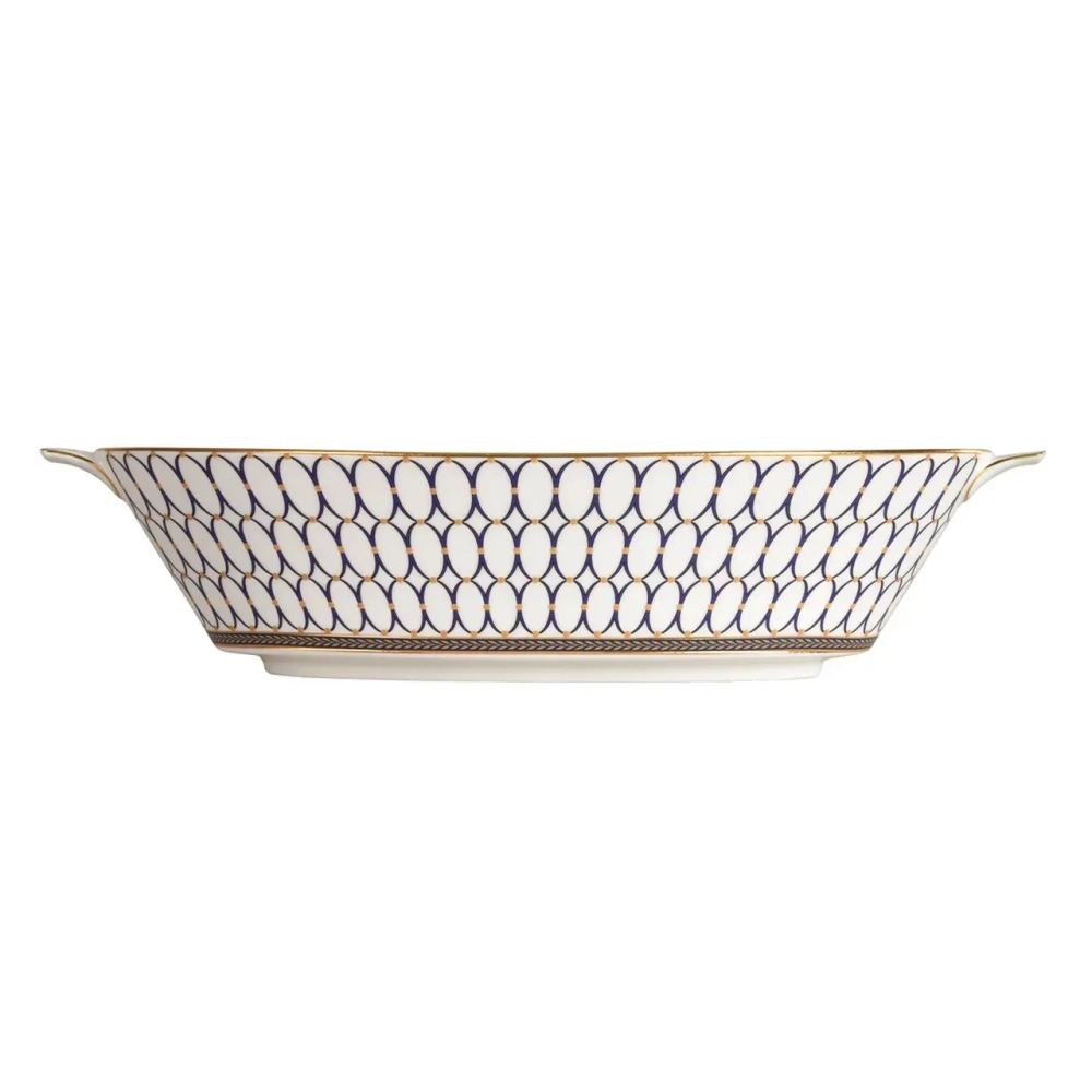 Wedgwood Овальная чаша Renaissance Gold 1,3 л 35x28 см