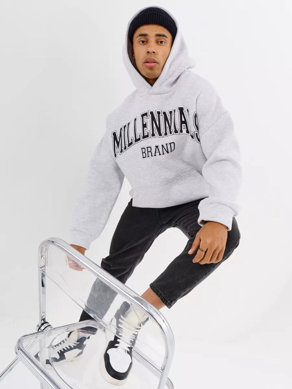 Худи MILLENNIALS GREY