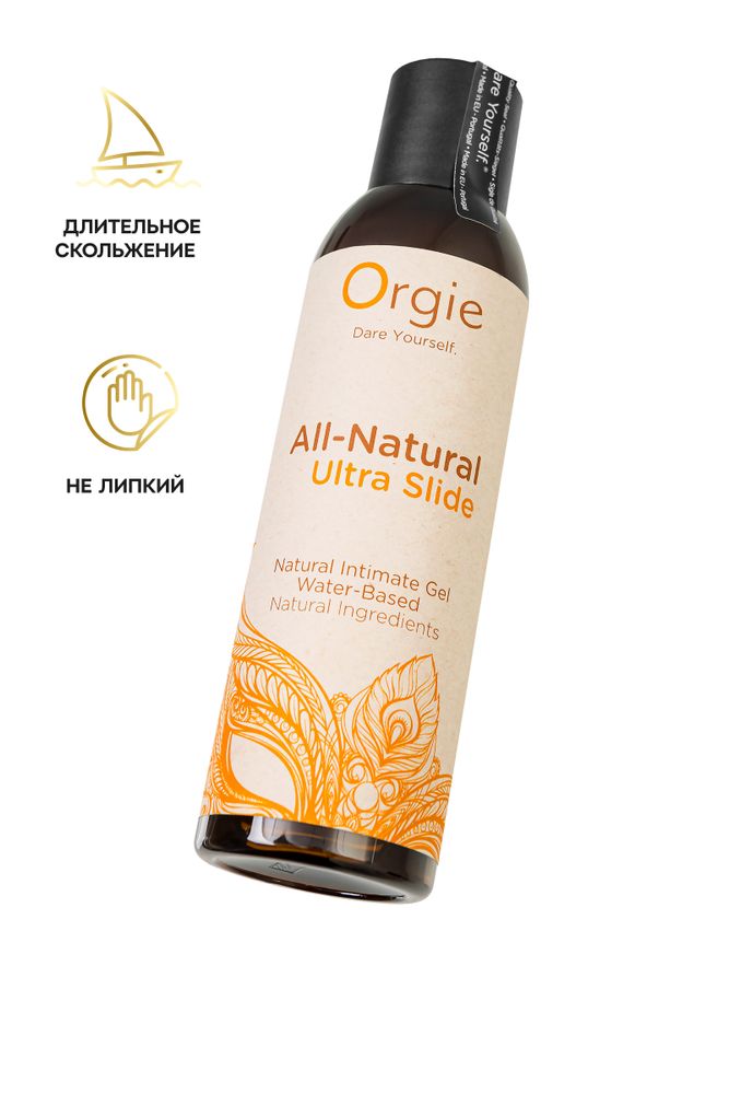 Интимный гель orgie all natural ultra slide 150 мл