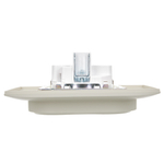 SKANDY Розетка 2-местная с заземлением с защитными шторками 16А в сборе SK-R07B бежевый IEK