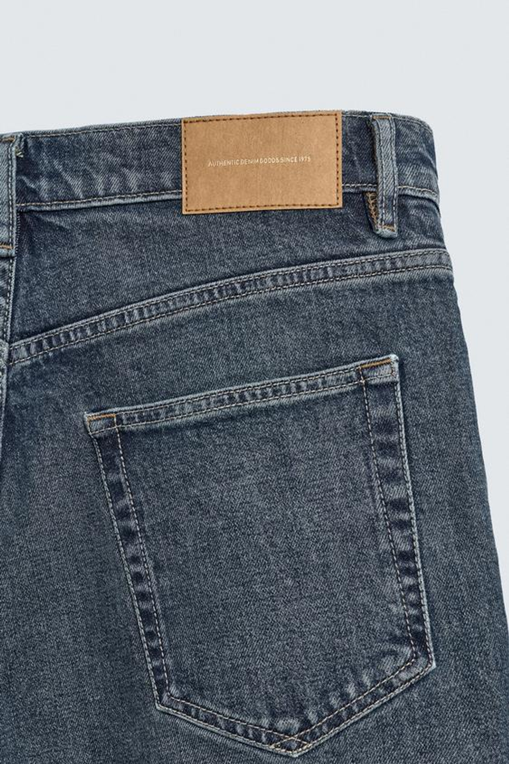 ZARA ДЖИНСОВЫЕ ШОРТЫ REGULAR FIT, СИНИЙ