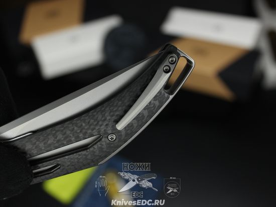 Нож складной WE Knife Speedliner WE22045B-1 сталь клинка CPM-20CV, рукоять Carbon