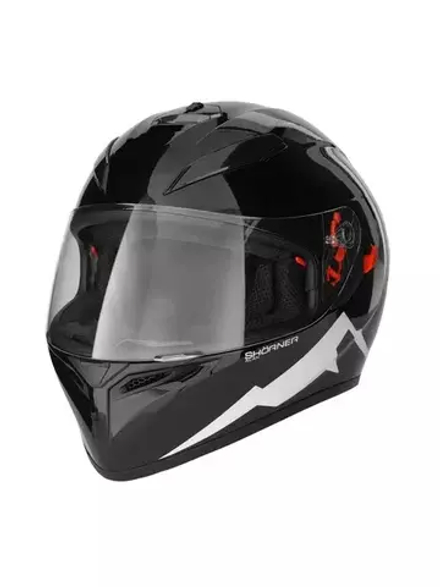 Шлем мото закрытый SHORNER FP908 черный