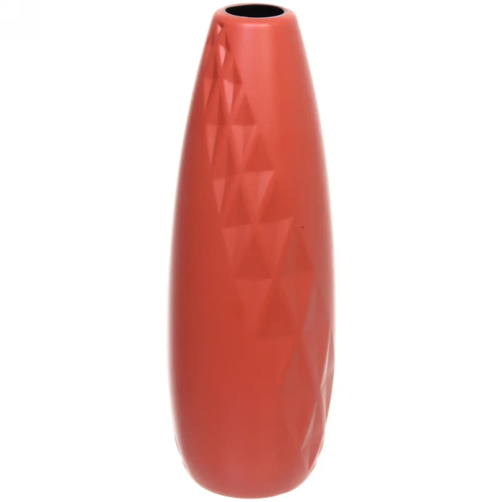 Ваза из пластика «Marlen-Сеона» 0,4л 21,3*5,5*3,4см цвет коралловый