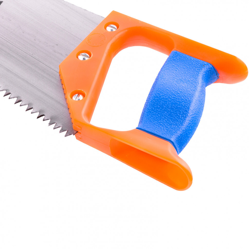 Ножовка по дереву, 400 мм, шаг зубьев 5 мм, пластиковая рукоятка