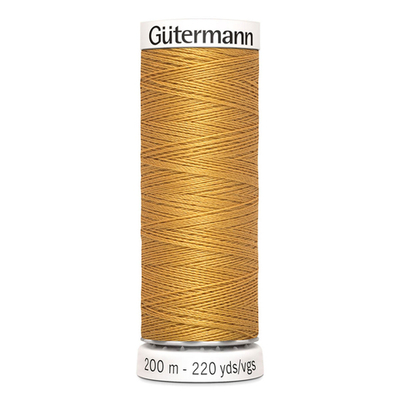 01 Нить Sew-All 100/200 м для всех материалов, 100% полиэстер Gutermann 748277 (968 золотой)