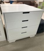 Комод дет.Облако с 4-мя ящиками МДФ софт интегрированные ручки