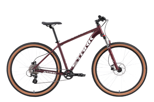 Велосипед Stark'24 Hunter 29.3 HD темно-красный/белый 18"