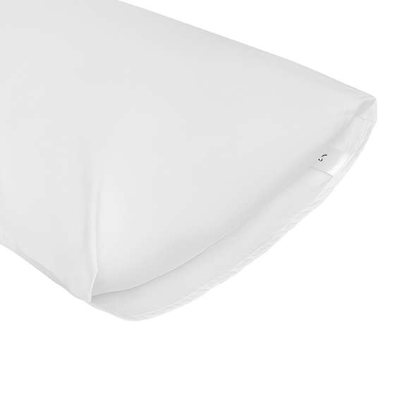 Набор наволочек из плотного сатина белого цвета из коллекции essential, 50х70 см