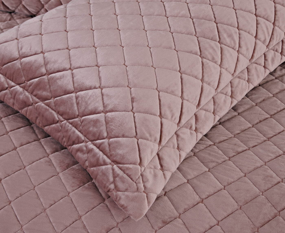 Покрывало 160х220 и наволочка 50х70 Sofi De MarkO Натаниэль Чайная роза