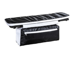 Комплект мягких накладок на сиденье с сумкой ПВХ 112*25 см. ч/б