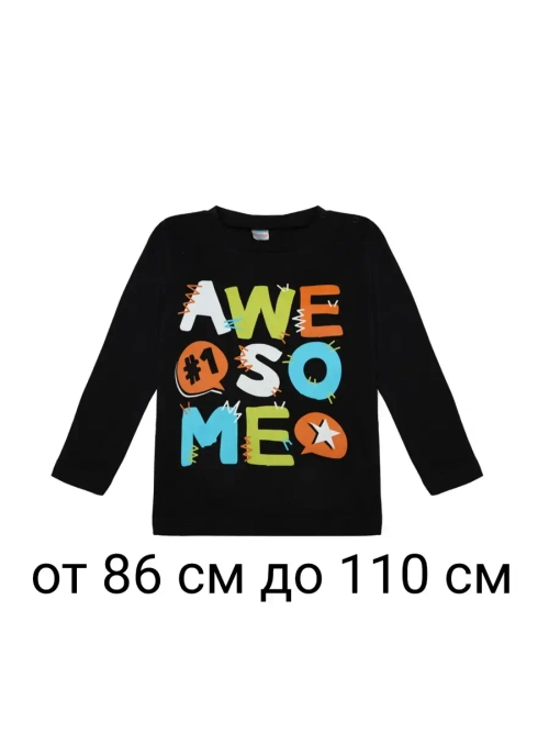 Футболка для садика с длинным рукавом.1 шт.мальчик