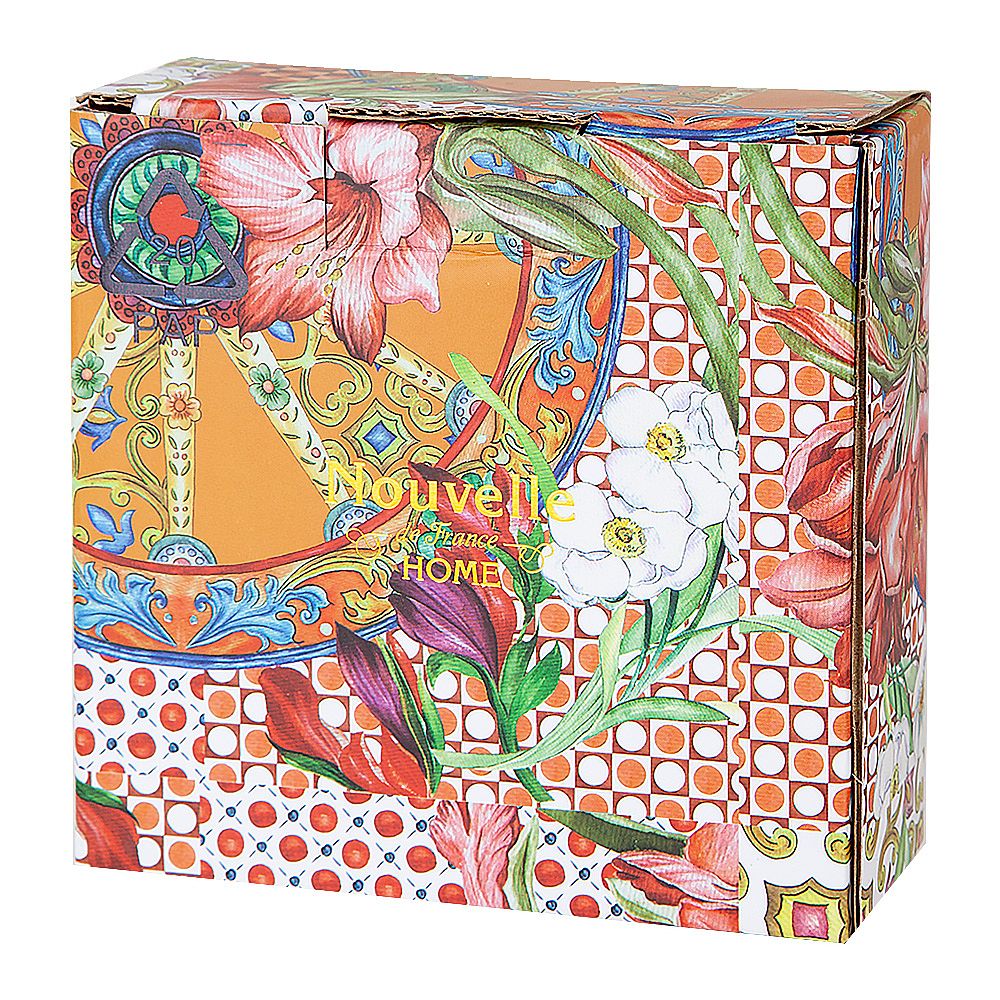 Подсвечник-шкатулка декоративная "Secret Garden"12*4см (фарфор,воск) (подарочная упаковка)