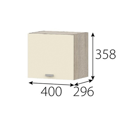 Этна-Алебастр Шкаф барный 400мм