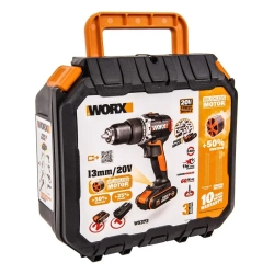 WORX WX373 аккумуляторная дрель-шуруповерт (2 x 2 Ач, ЗУ)