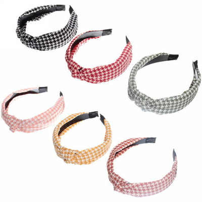 Ободок для волос «Angelica-Couture», ширина 2,8см, микс 6 цветов